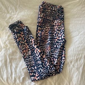 Large CNC full length leggings